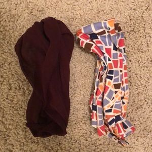 2 American apparel headscarves